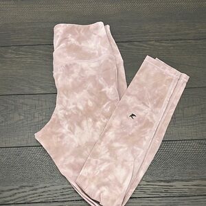 Pink Tie-Dye Leggings